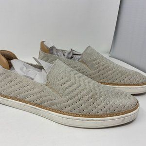 Ugg Sammy Chevron Metallic Slip On Shoes Flats Jasmine Size 9.5